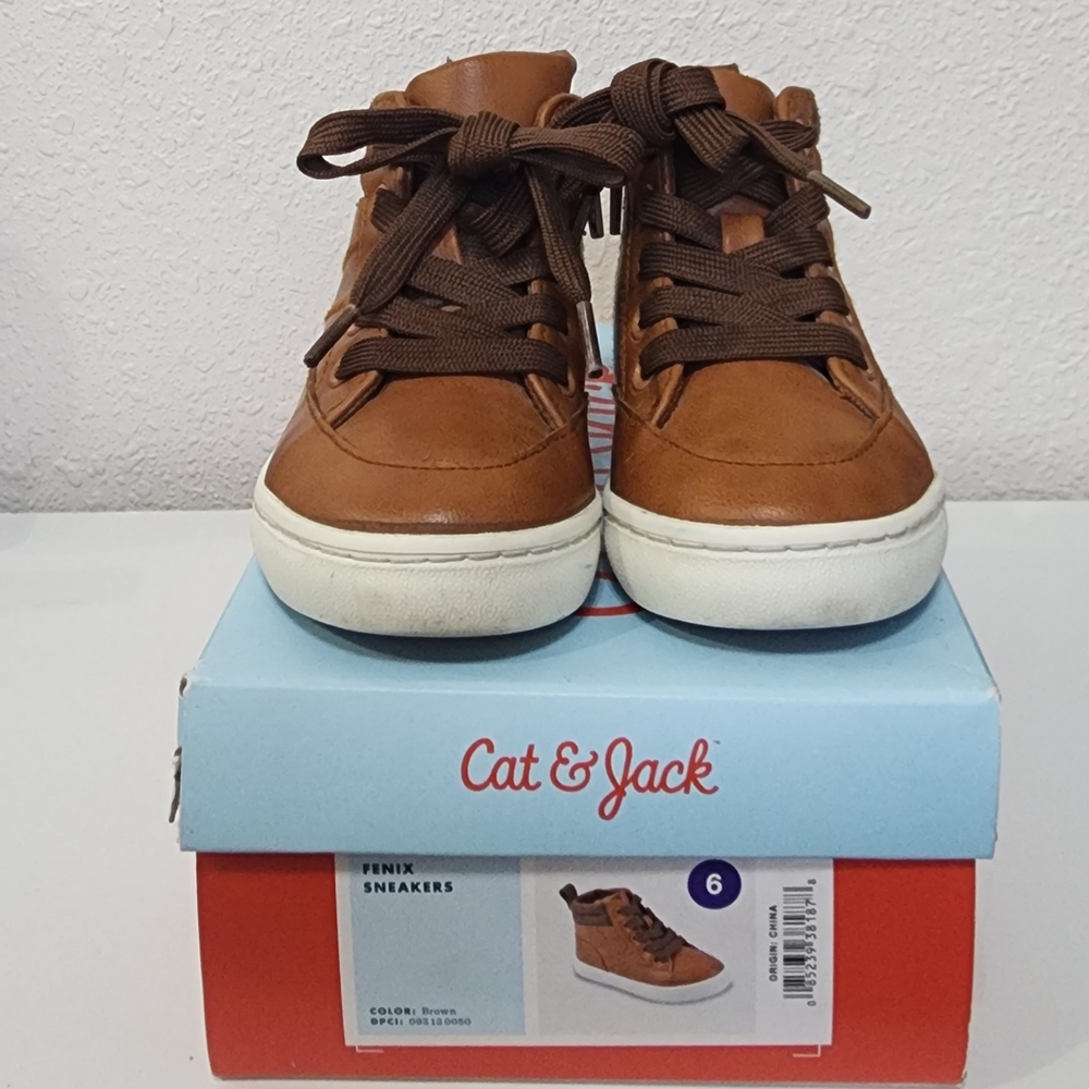 Cat & Jack Brown Kids Sneakers